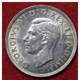 1938 Canada Silver Dollar Coin