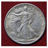 1936 D Walking Liberty Silver Half