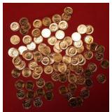 (100) P&D US Mint Set Medallions