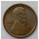 1917 Lincoln Wheat Cent - Red & Brown