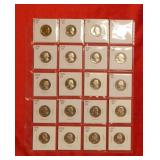 (20) Proof Washington Quarters back to 1968