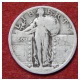 1923 Standing Liberty Silver Quarter