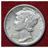 1935 D Mercury Silver Dime