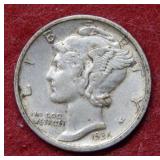 1936 D Mercury Silver Dime