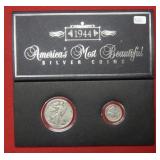 1944 Walking Liberty & Mercury - Americas Most