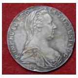 1780 Maria Theresa Restrike Silver Crown
