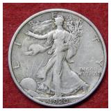 1920 Walking Liberty Silver Half