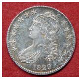 1829 Bust Half Dollar