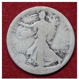 1916 D Walking Liberty Silver Half