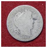 1903 S Barber Silver Dime