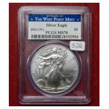 2013 (W) Silver Eagle 1oz PCGS MS70