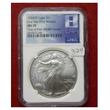 2024 (P) Silver Eagle 1oz NGC MS70