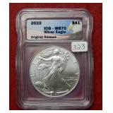 2023 Silver Eagle 1oz ICG MS70