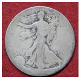1921 S Walking Liberty Silver Half