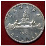 1956 Canada Silver Dollar