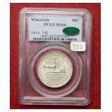 1936 Wisconsin Comm Half PCGS MS66