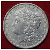 1891 O Morgan Silver Dollar