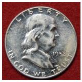 1952 Franklin Silver Half