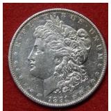 1891 Morgan Silver Dollar