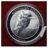 2014 Australia Kookaburra 1oz .999 Silver Bullion