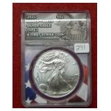2021 Silver Eagle 1oz ANACS MS70 Type I