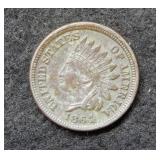 1864 Copper Nickel Indian Head Cent