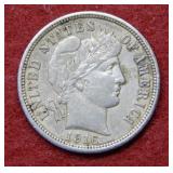 1916 Barber Silver Dime