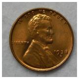 1938 D  Lincoln Wheat Cent