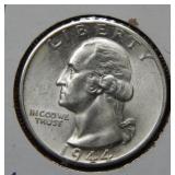 1944 D Washington Silver Quarter