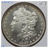 1887 Morgan Silver Dollar