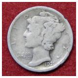 1921 Mercury Silver Dime