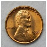 1955 S Lincoln Wheat Cent
