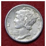 1935 S Mercury Silver Dime
