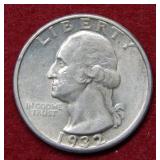 1932 D Washington Silver Quarter