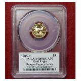 1988 Gold Eagle $5 PCGS PR69 DCAM