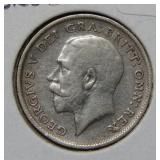 1916 Great Britain 6 Pence Silver Coin