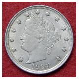 1907 Liberty Head Nickel