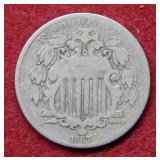 1867 Shield Nickel