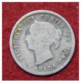 1888 Canada Silver Half Dime
