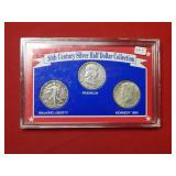 (3) Silver Halfs of the 20th Century