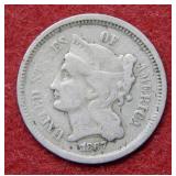 1867 Three Cent Nickel