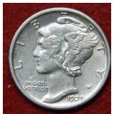 1929 Mercury Silver Dime