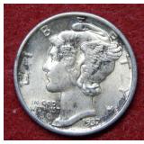 1937 Mercury Silver Dime