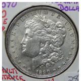 1890 O Morgan Silver Dollar