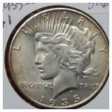 1935 S Peace Silver Dollar