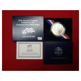 2010 Veterans Disabled for Life UNC Silver Dollar