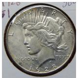 1928 S Peace Silver Dollar Coin