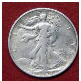 1920 Walking Liberty Silver Half