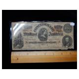 1864 CSA $100 Note