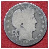 1894 S Barber Silver Half
